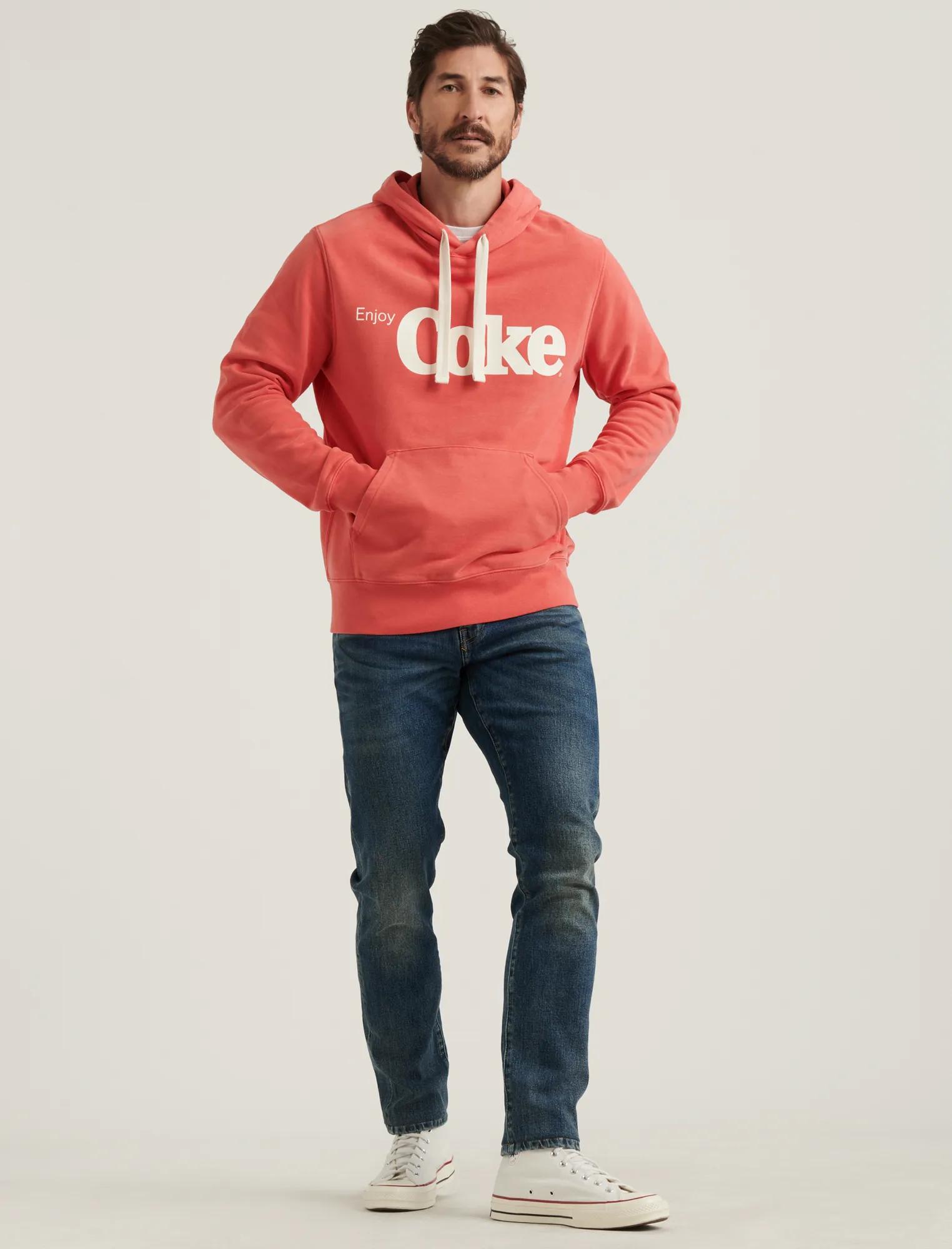 ENJOY COKE SUEDED FLEECE HOODIE, image 2