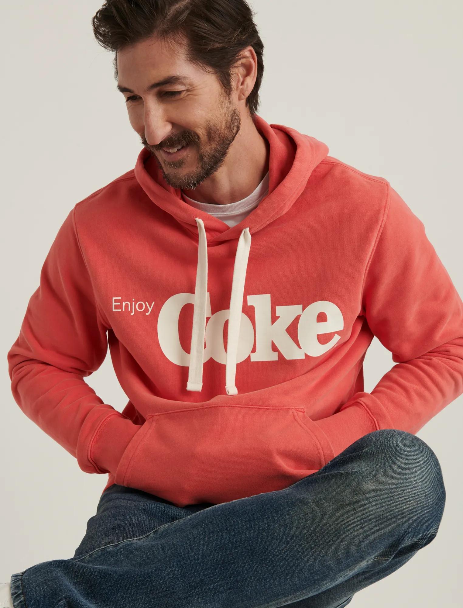 ENJOY COKE SUEDED FLEECE HOODIE, image 5