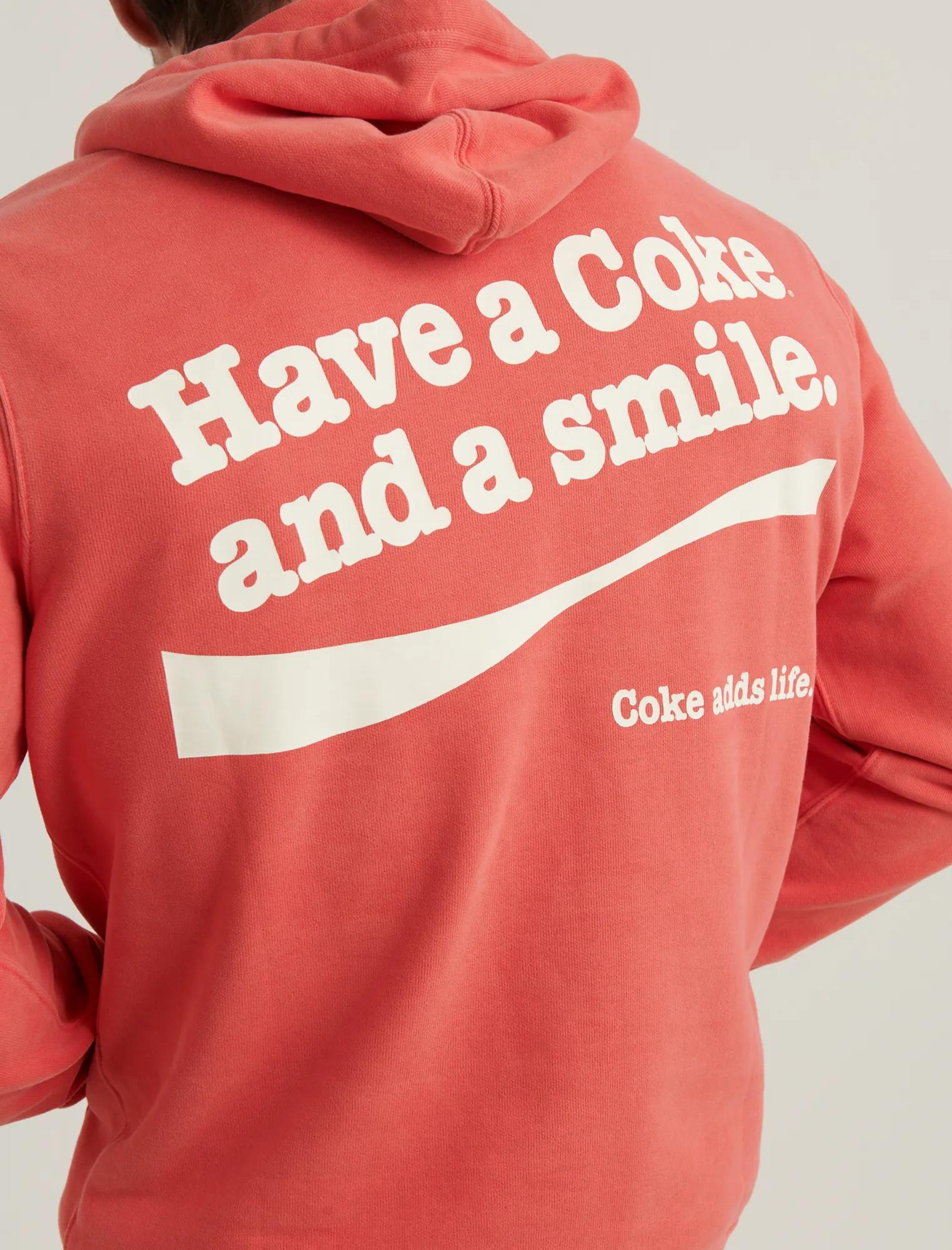 ENJOY COKE SUEDED FLEECE HOODIE, image 6