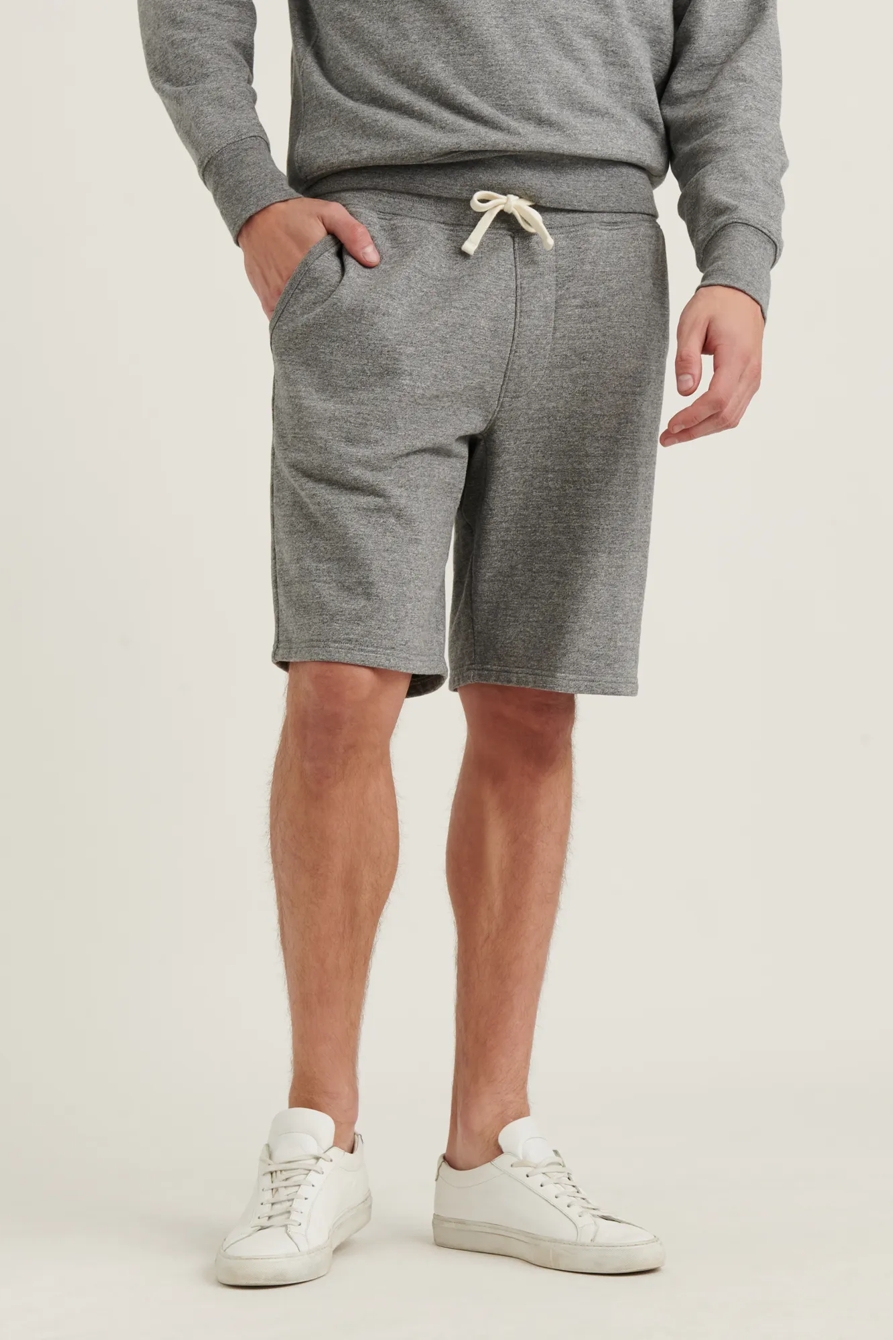 SUEDED FLEECE TERRY SHORT, image 2