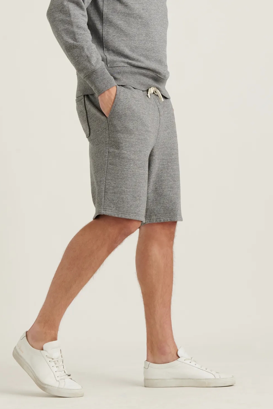 SUEDED FLEECE TERRY SHORT, image 3