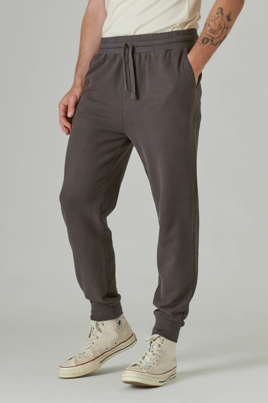SUEDED FRENCH TERRY JOGGER PANT, image 5