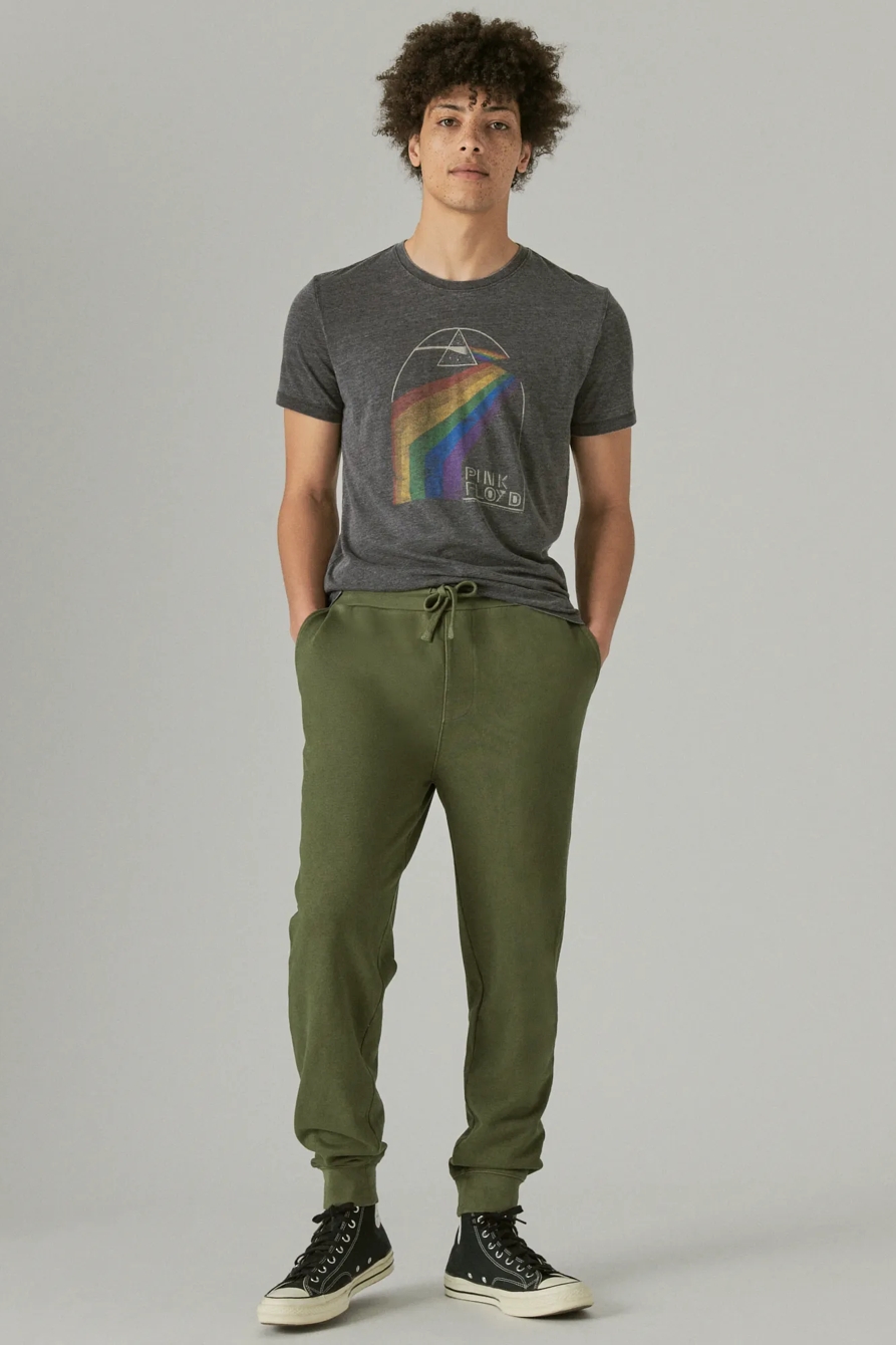 SUEDED FRENCH TERRY JOGGER PANT, image 1