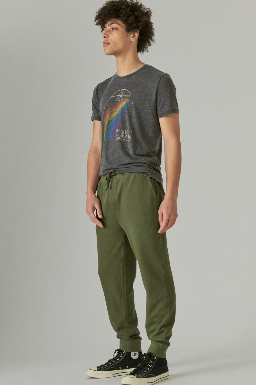 SUEDED FRENCH TERRY JOGGER PANT, image 2
