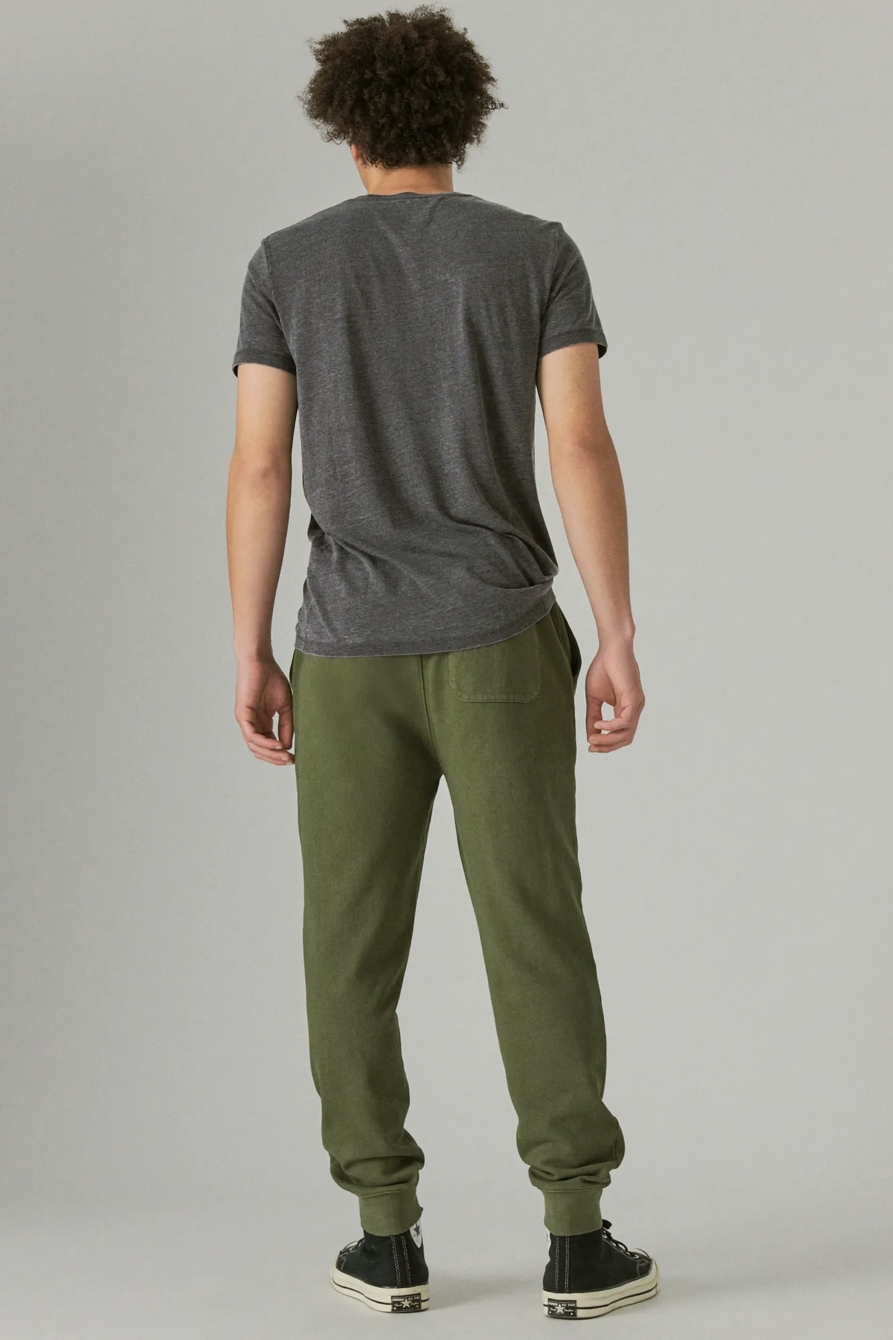 SUEDED FRENCH TERRY JOGGER PANT, image 3