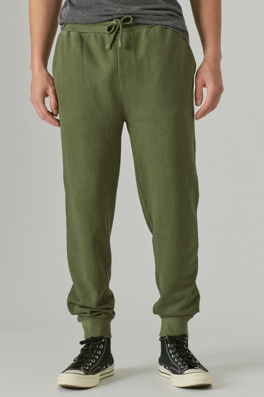 SUEDED FRENCH TERRY JOGGER PANT, image 5