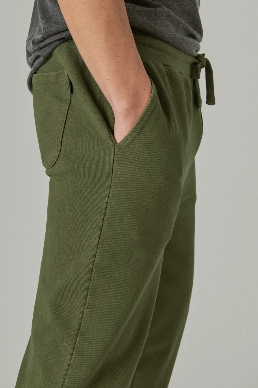 SUEDED FRENCH TERRY JOGGER PANT, image 6