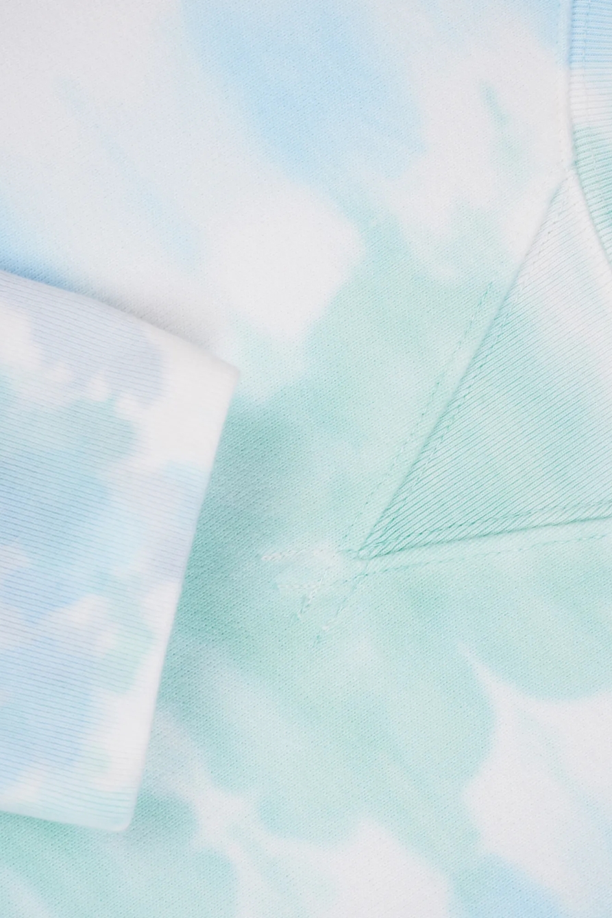 SUEDED TIE DYE SWEATSHIRT, image 2