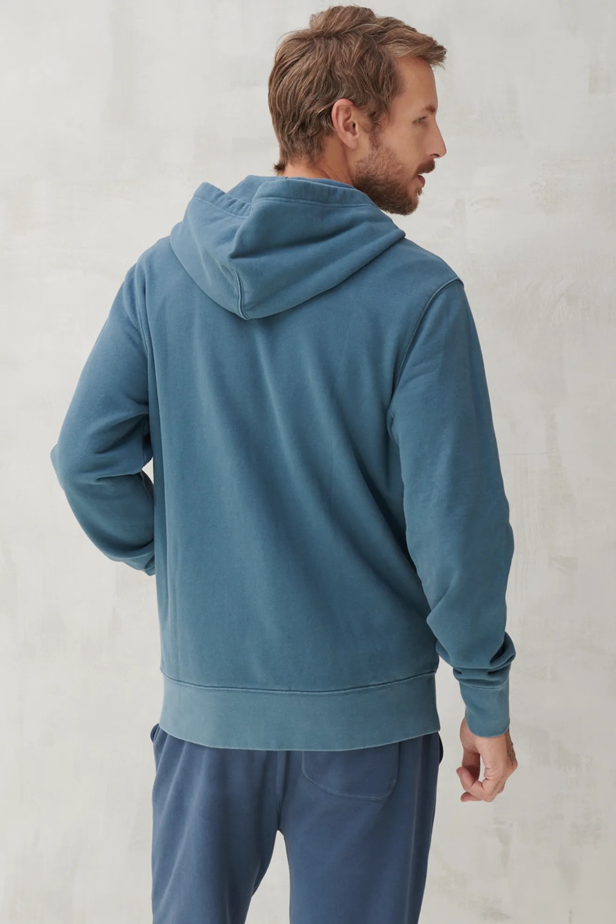 SUEDED TERRY FULL ZIP HOODIE, image 5