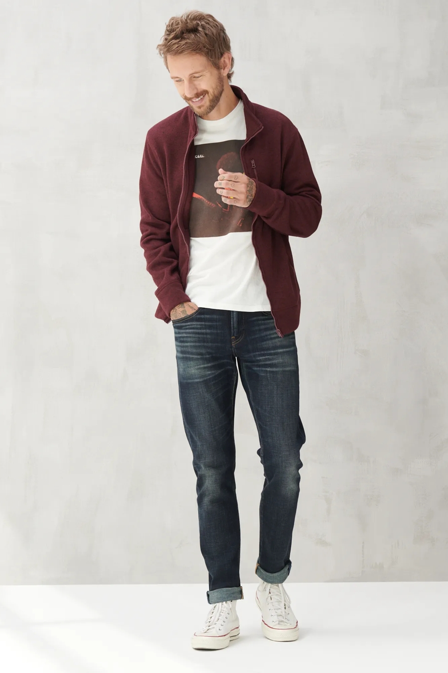 LOS FELIZ FLEECE MOCK NECK, image 2