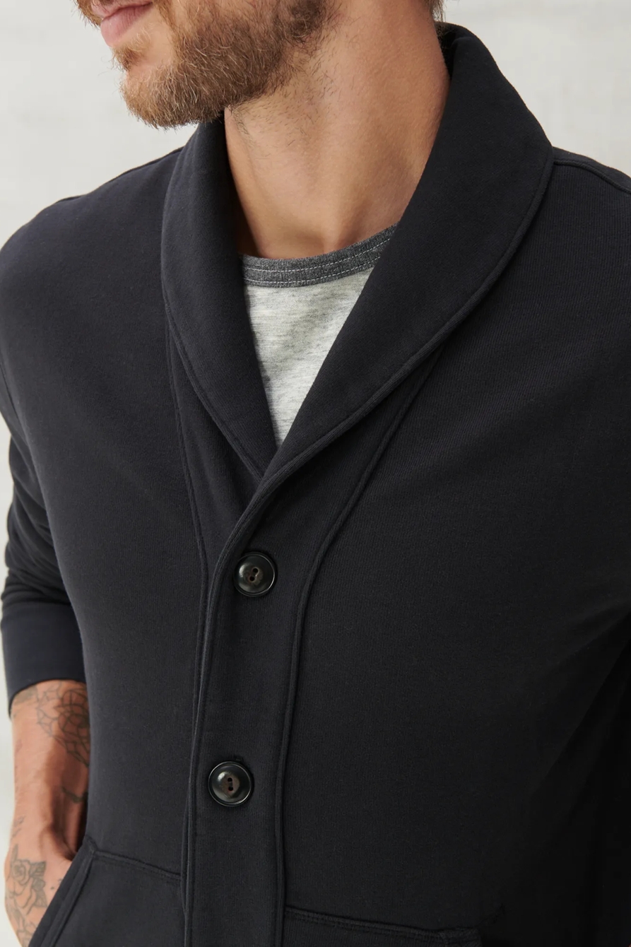 SUEDED TERRY CARDIGAN, image 5