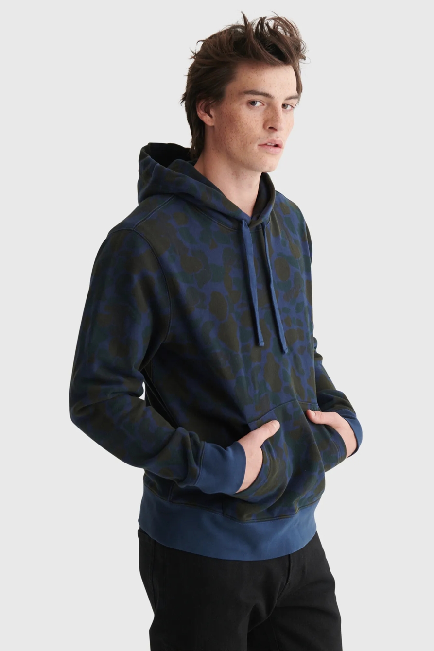 CAMO SUEDED TERRY HOOD, image 2