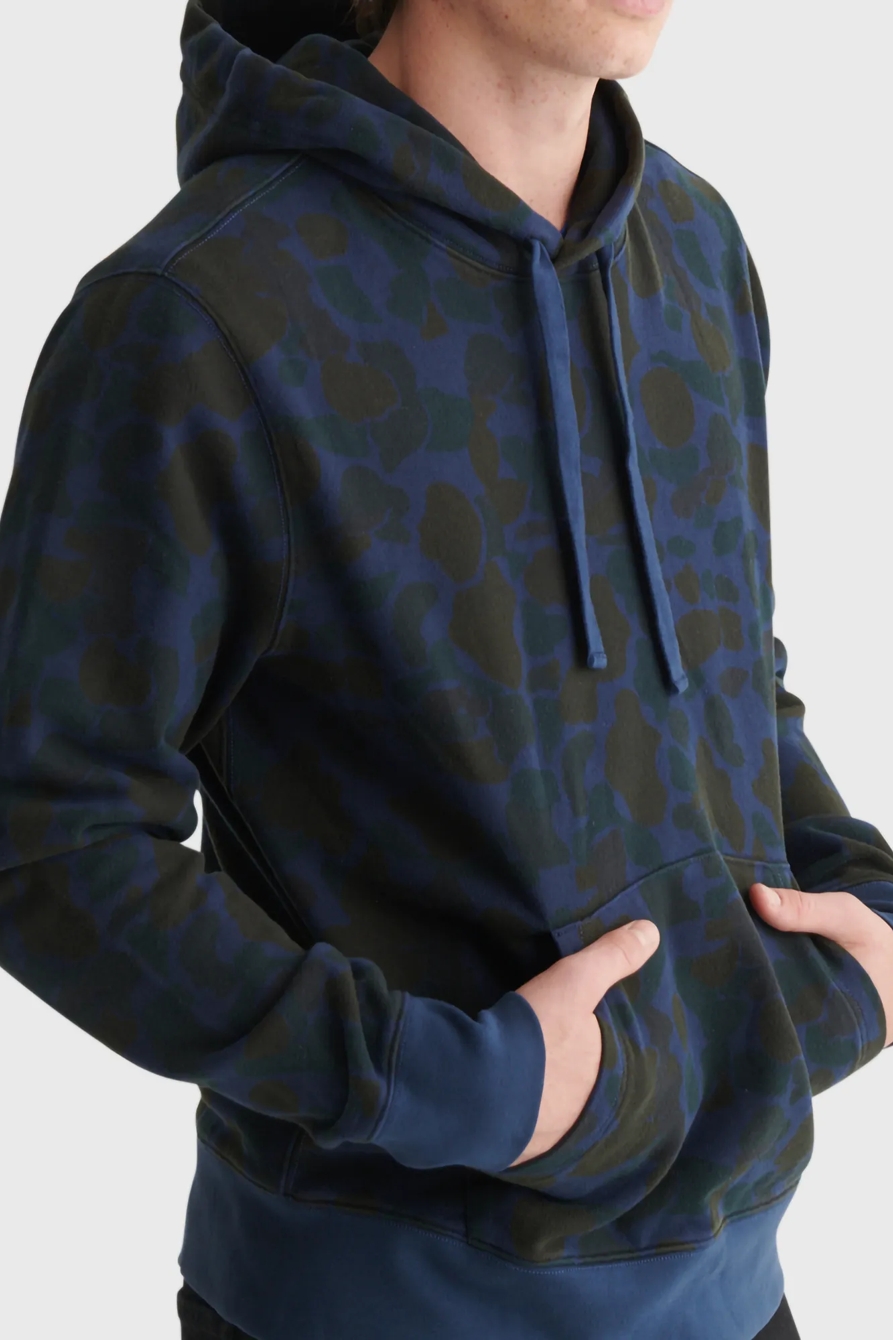 CAMO SUEDED TERRY HOOD, image 3