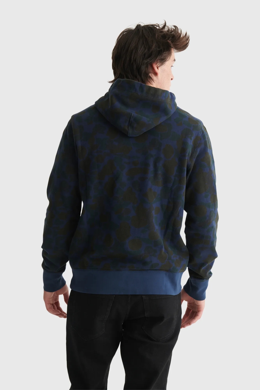CAMO SUEDED TERRY HOOD, image 4