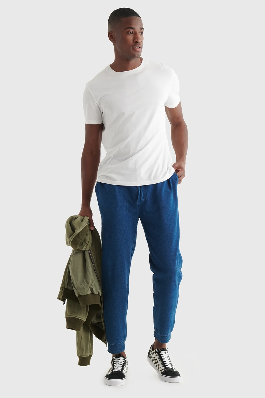 SUEDED FLEECE TERRY JOGGER PANT, image 1