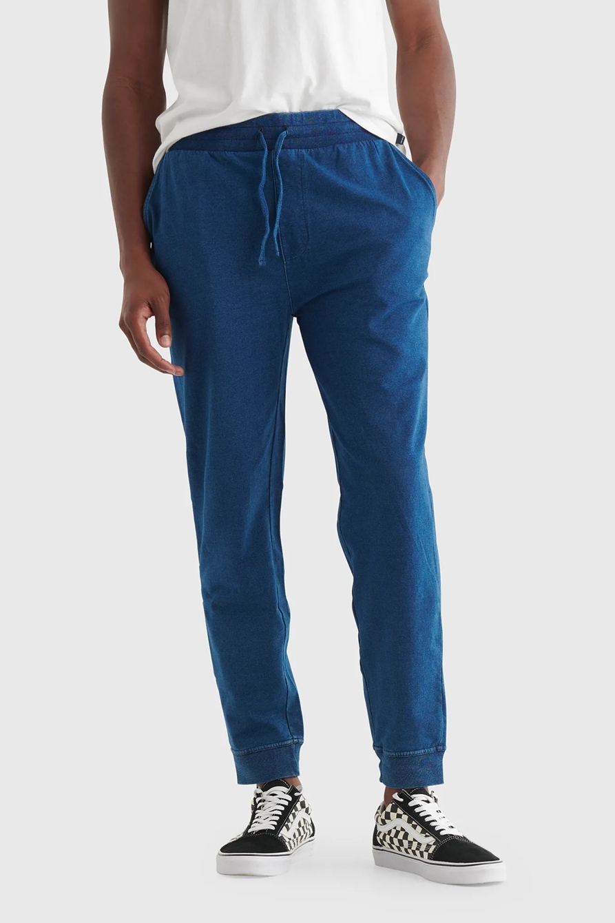 SUEDED FLEECE TERRY JOGGER PANT, image 2