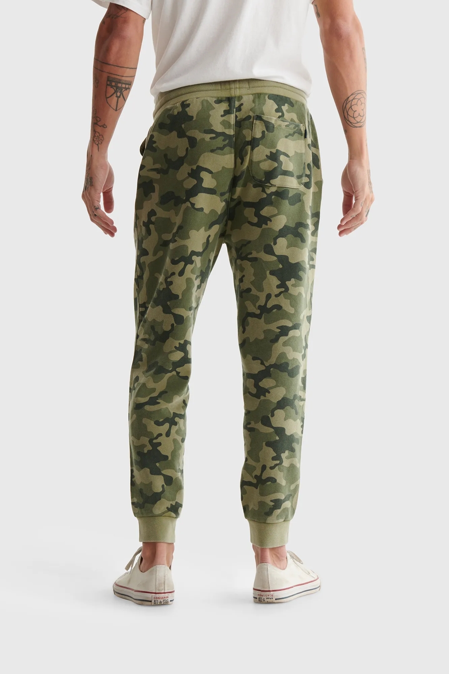 SUEDED TERRY CAMO JOGGER, image 4