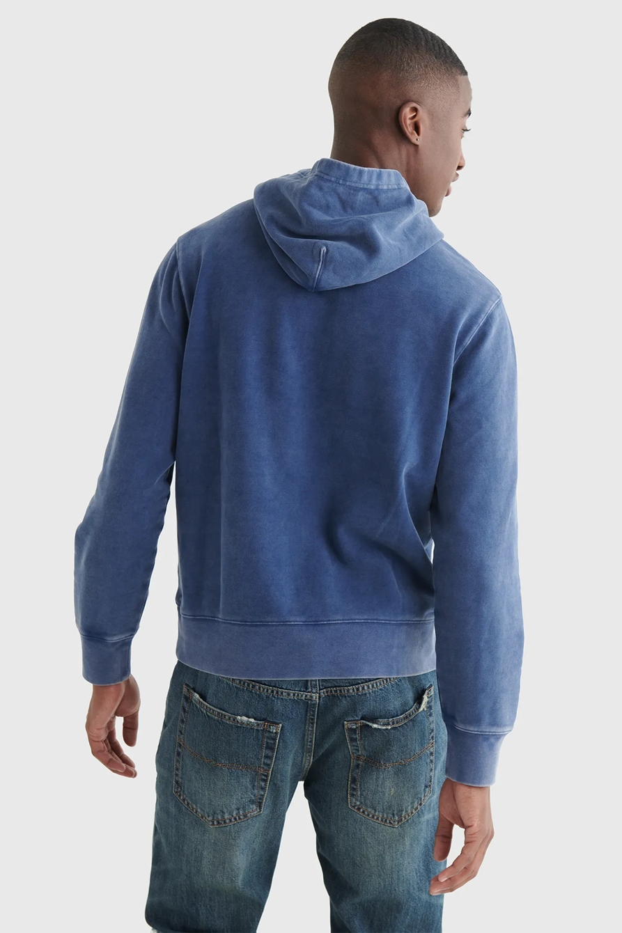 SUEDED TERRY LUCKY VARSITY HOODIE, image 5