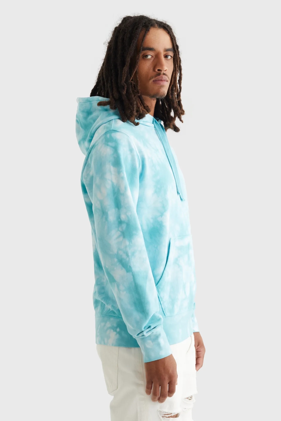 SUEDED TERRY TIE DYE HODDIE, image 3