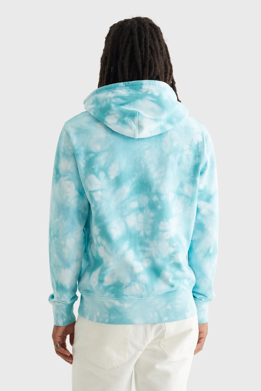 SUEDED TERRY TIE DYE HODDIE, image 4