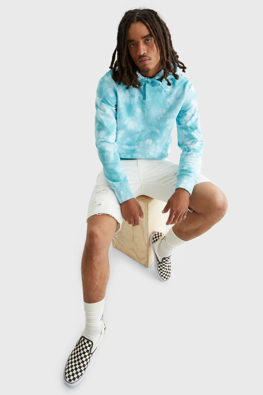 SUEDED TERRY TIE DYE HODDIE, image 6