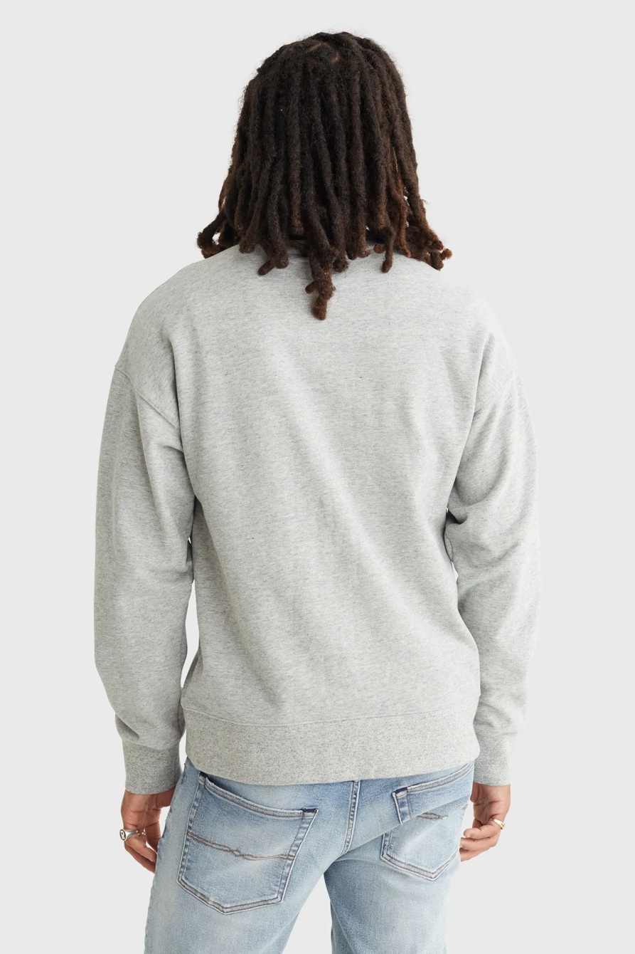 SUEDED TERRY LUCKY BRAND CREW, image 3