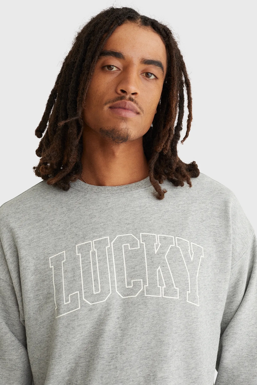 SUEDED TERRY LUCKY BRAND CREW, image 5