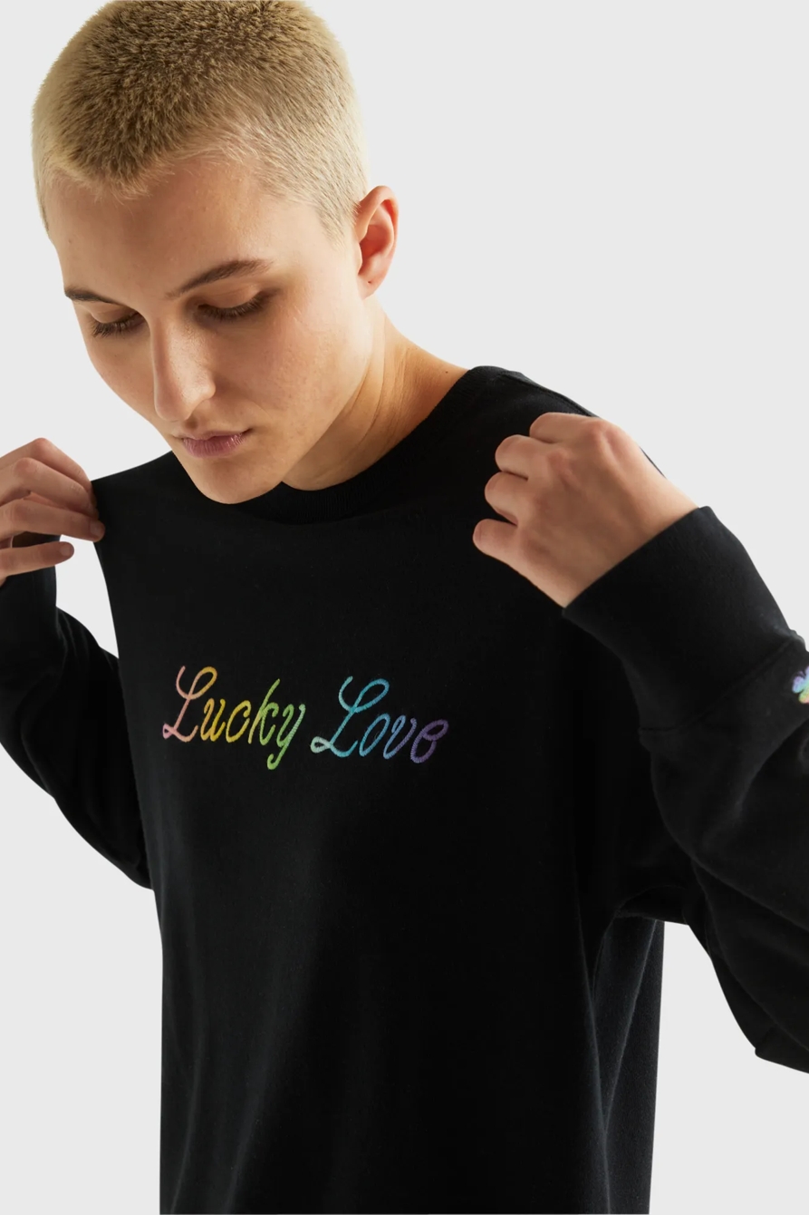 PRIDE LUCKY LOVE GENDER NEUTRAL CREWNECK, image 11