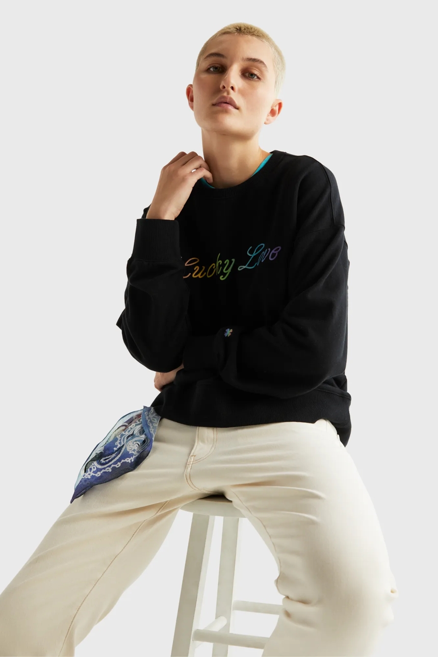 PRIDE LUCKY LOVE GENDER NEUTRAL CREWNECK, image 12