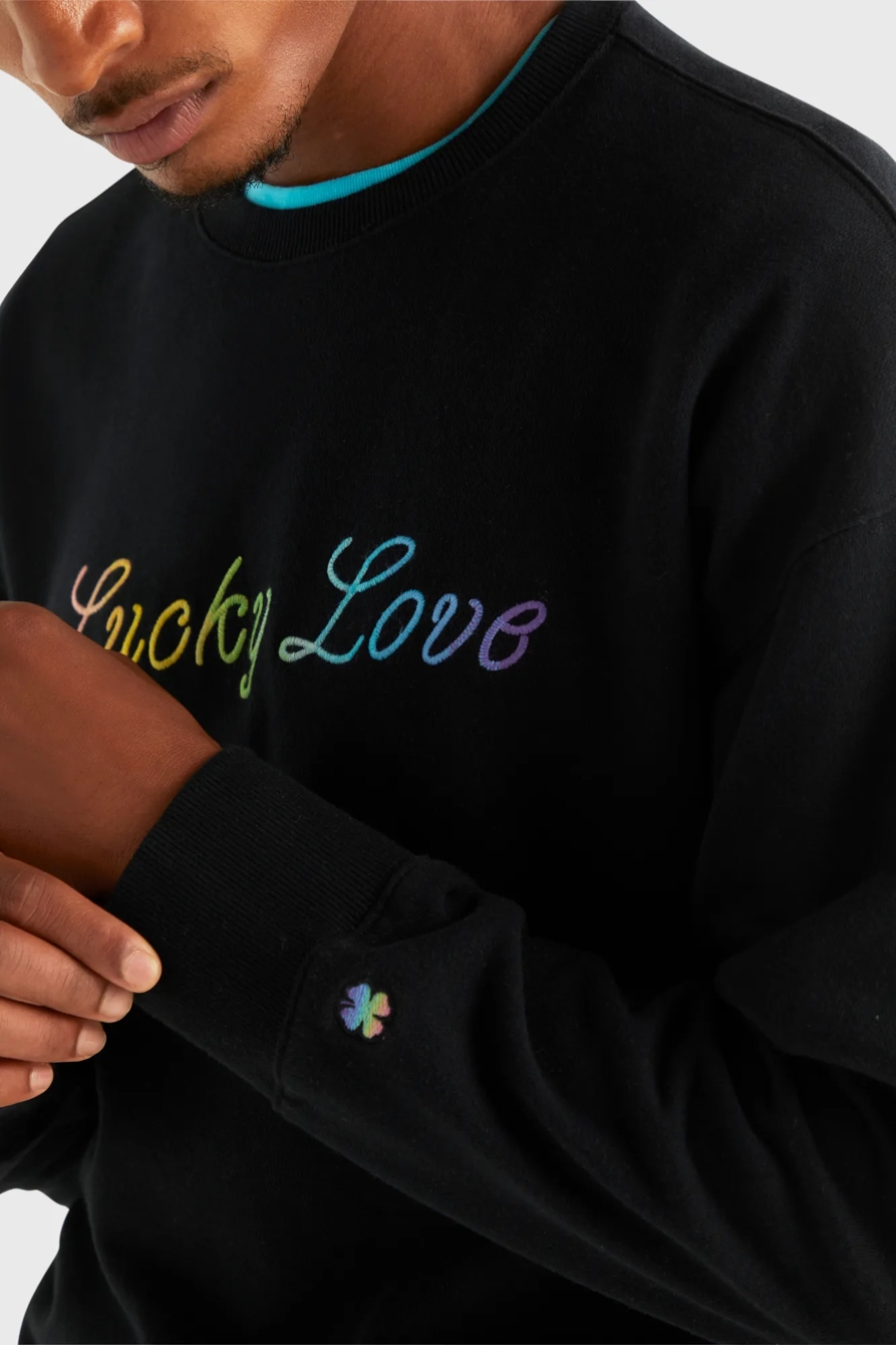 PRIDE LUCKY LOVE GENDER NEUTRAL CREWNECK, image 5