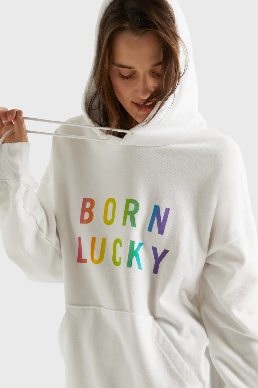 PRIDE BORN LUCKY GENDER NEUTRAL HOODIE, image 11