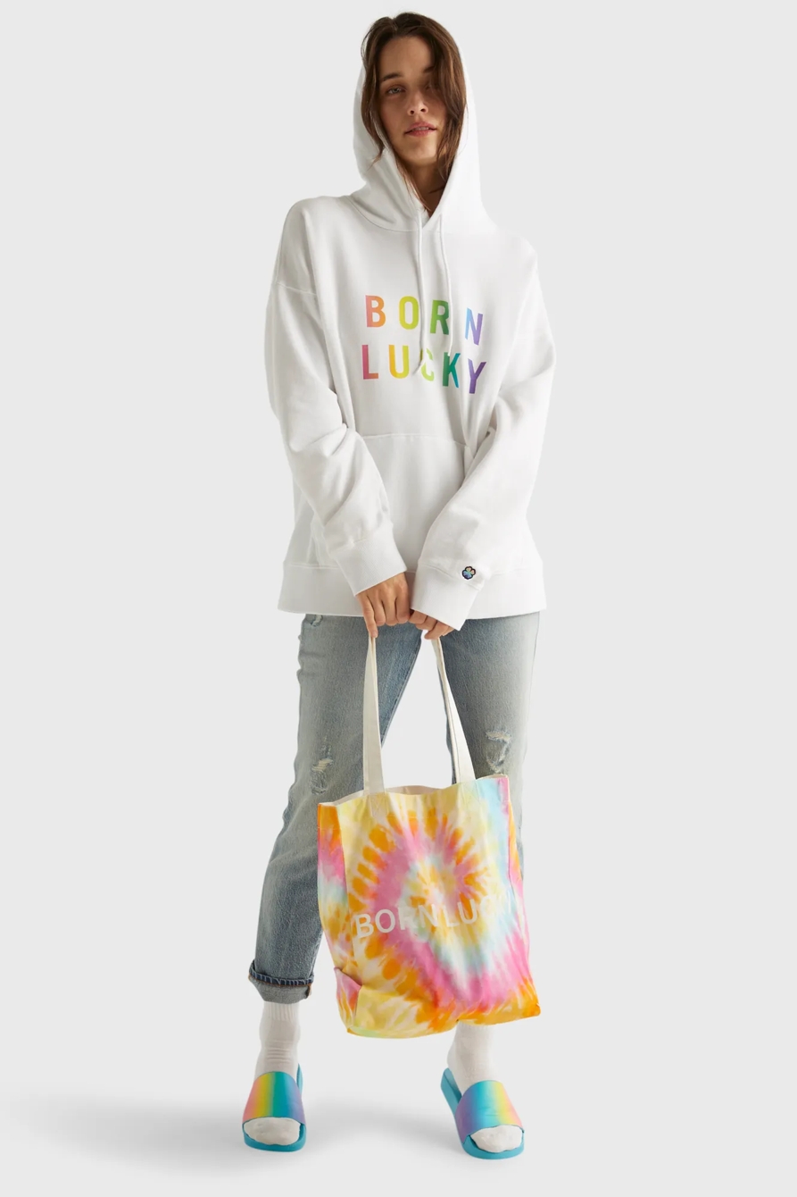 PRIDE BORN LUCKY GENDER NEUTRAL HOODIE, image 8