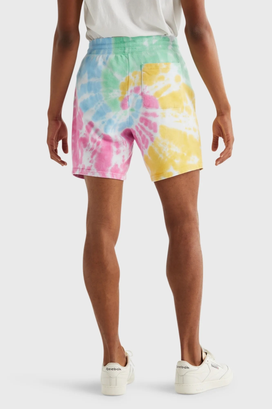 PRIDE TIE DYE CLOVER GENDER NEUTRAL SHORT, image 4