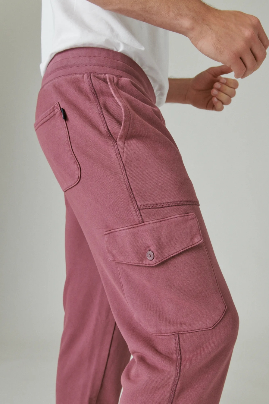 SUEDED TERRY CARGO JOGGER, image 6