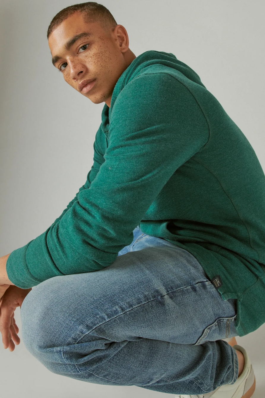 SHASTA HEATHER BUTTON HOODIE, image 6