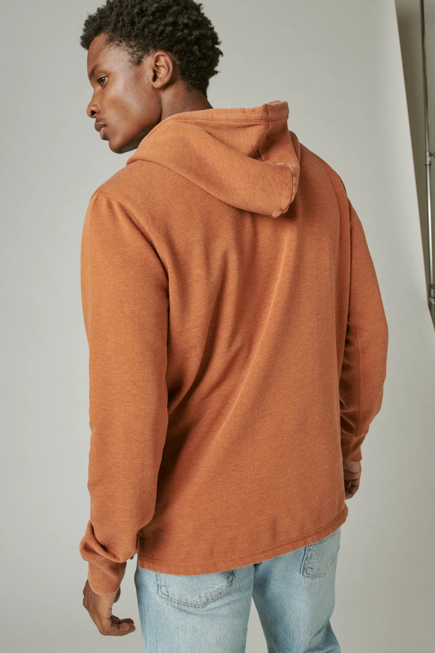 SHASTA HEATHER BUTTON HOODIE, image 4