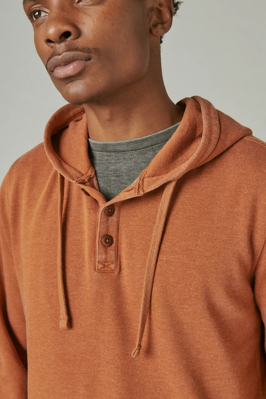 SHASTA HEATHER BUTTON HOODIE, image 5
