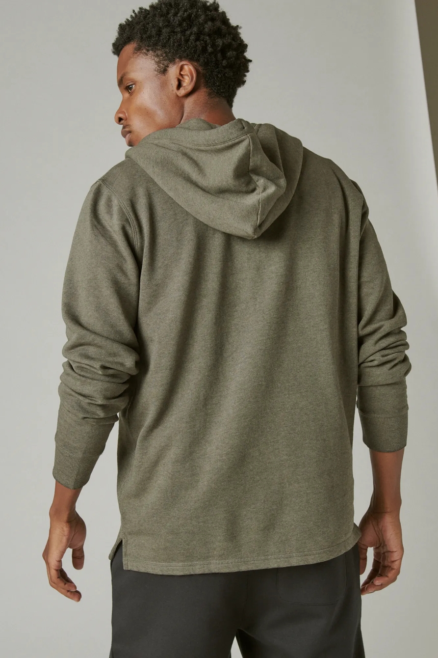 SHASTA HEATHER BUTTON HOODIE, image 4