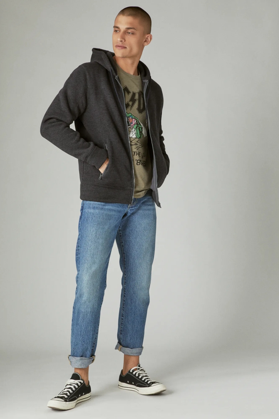 LOS FELIZ FLEECE FULL ZIP HOODIE, image 4