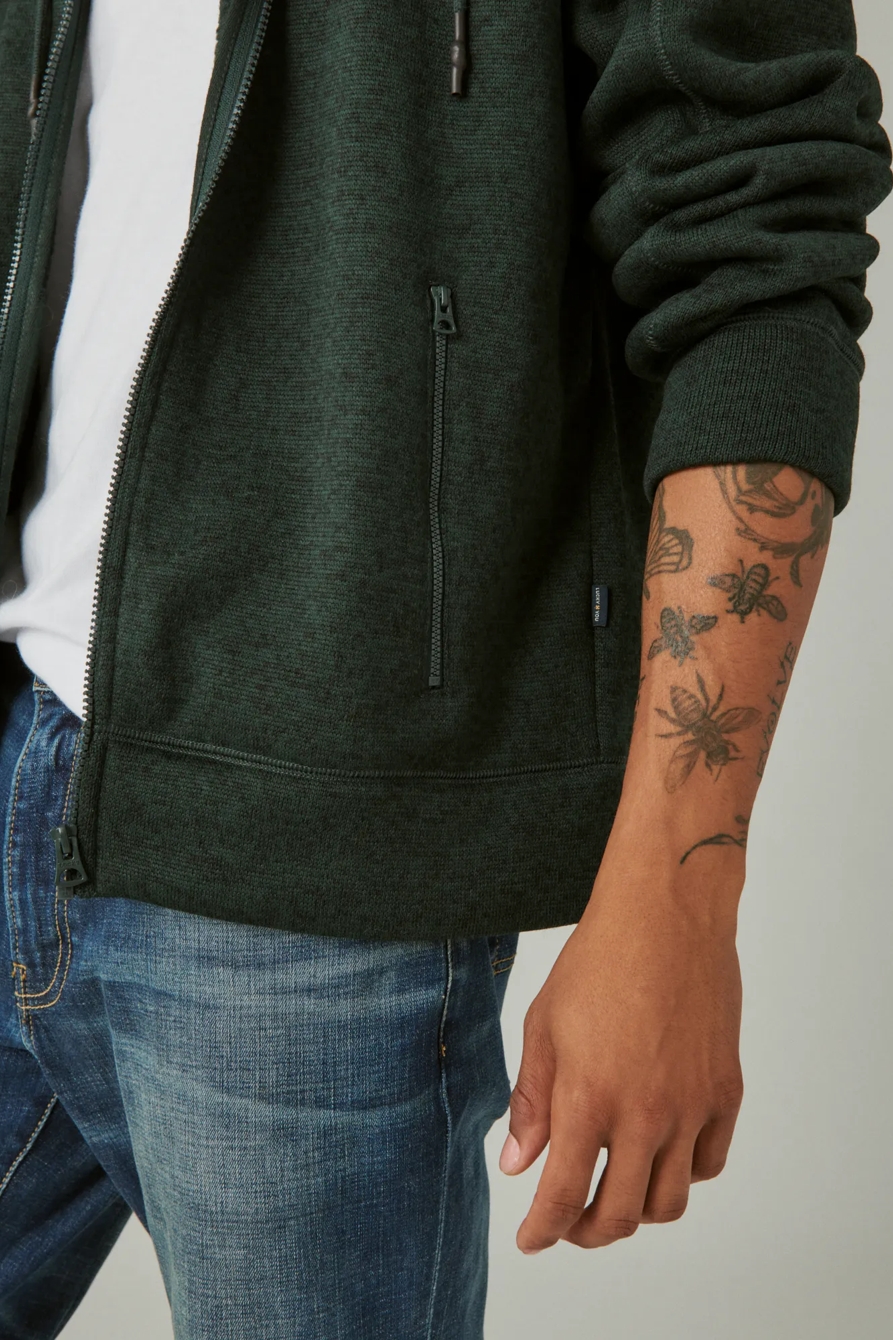 LOS FELIZ FLEECE FULL ZIP HOODIE, image 3