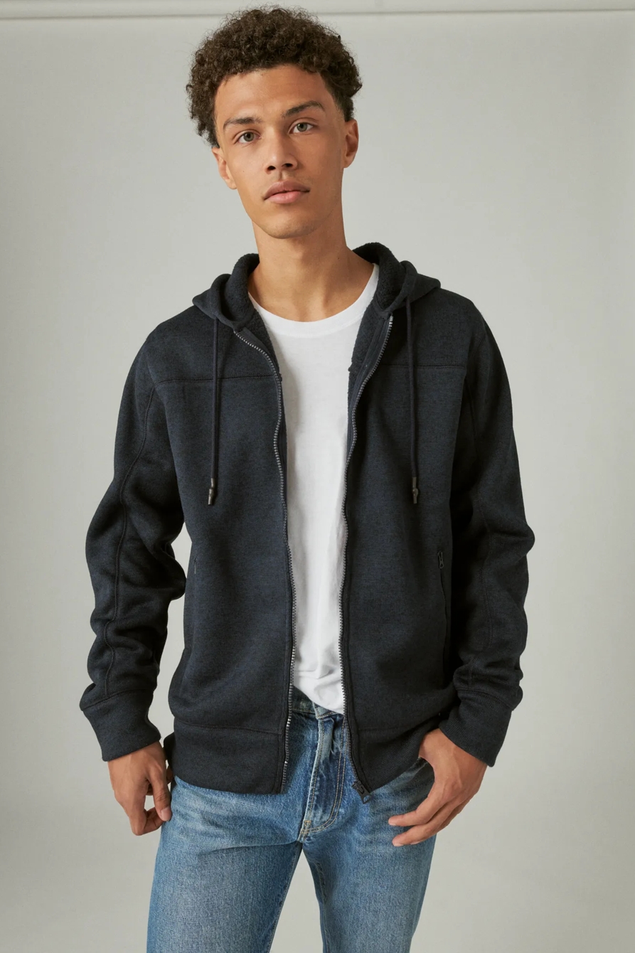 LOS FELIZ FLEECE FULL ZIP HOODIE, image 2