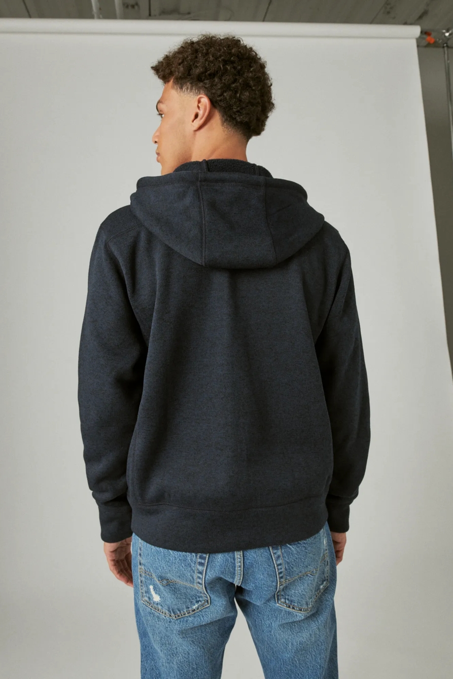 LOS FELIZ FLEECE FULL ZIP HOODIE, image 3