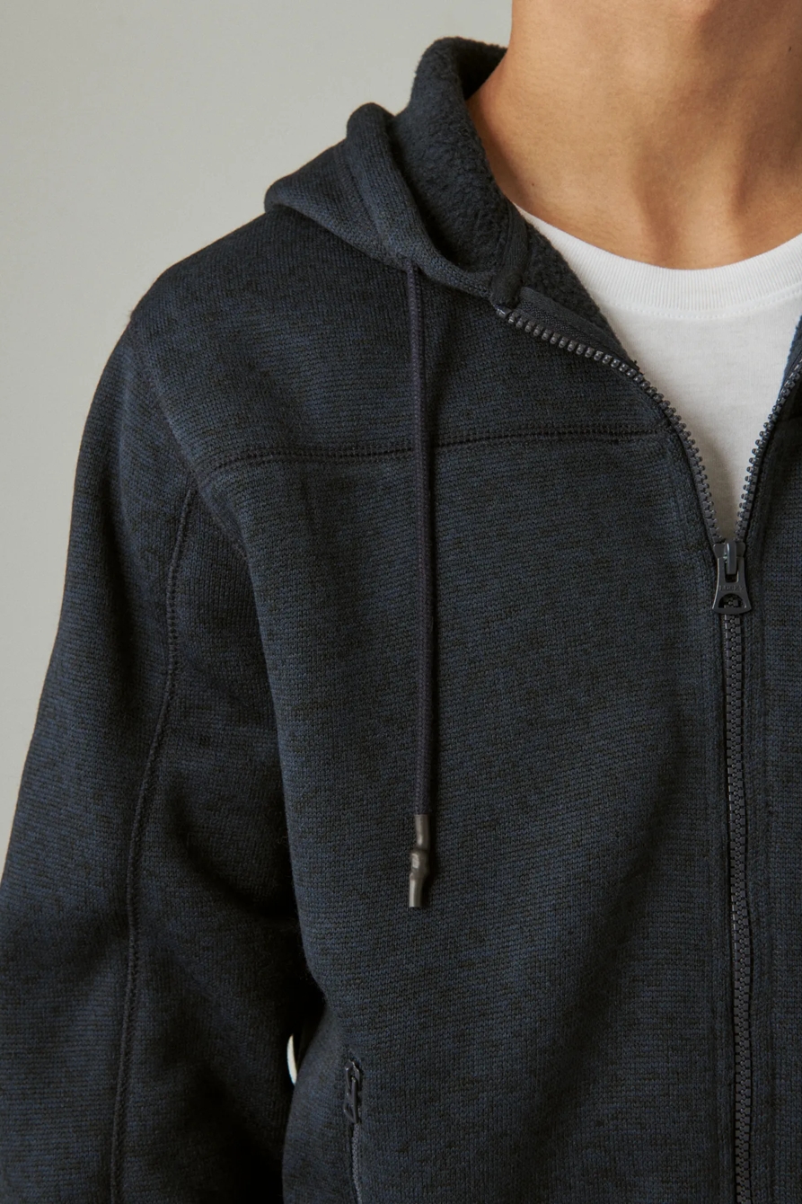 LOS FELIZ FLEECE FULL ZIP HOODIE, image 4