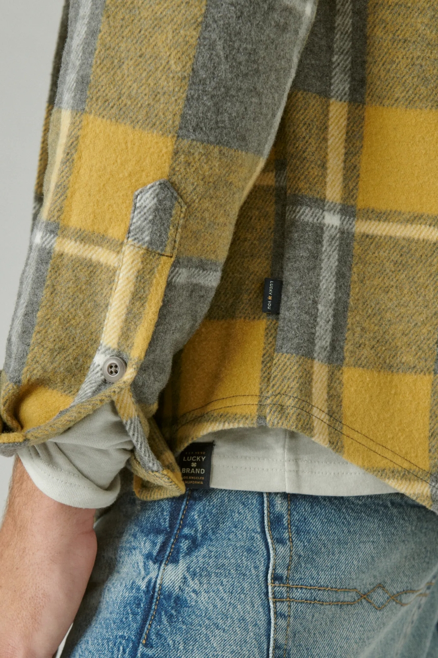 PLAID BRUSHED JERSEY SHIRT, image 5