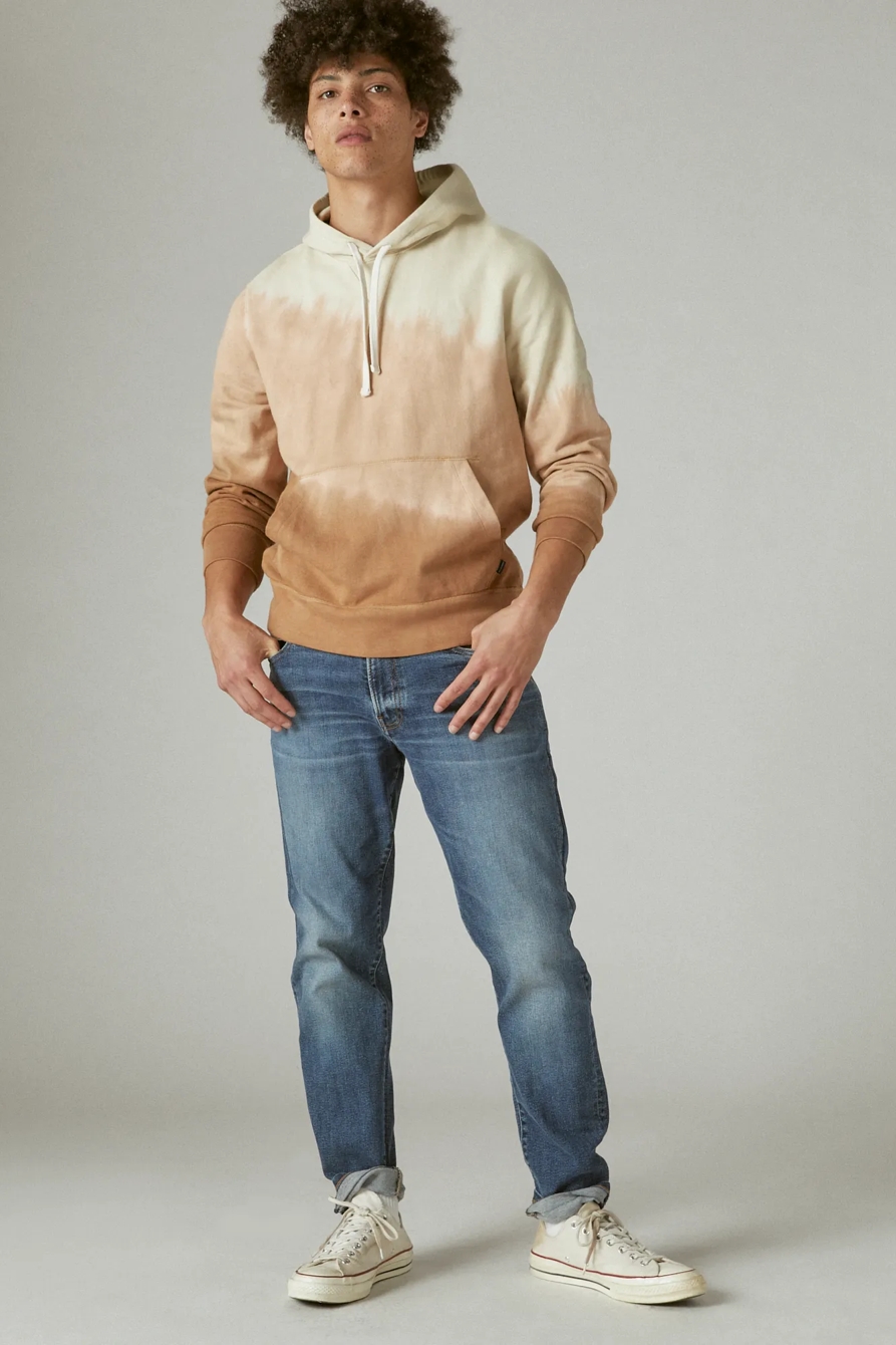 SUEDED TERRY TIE DYE HOODIE, image 2