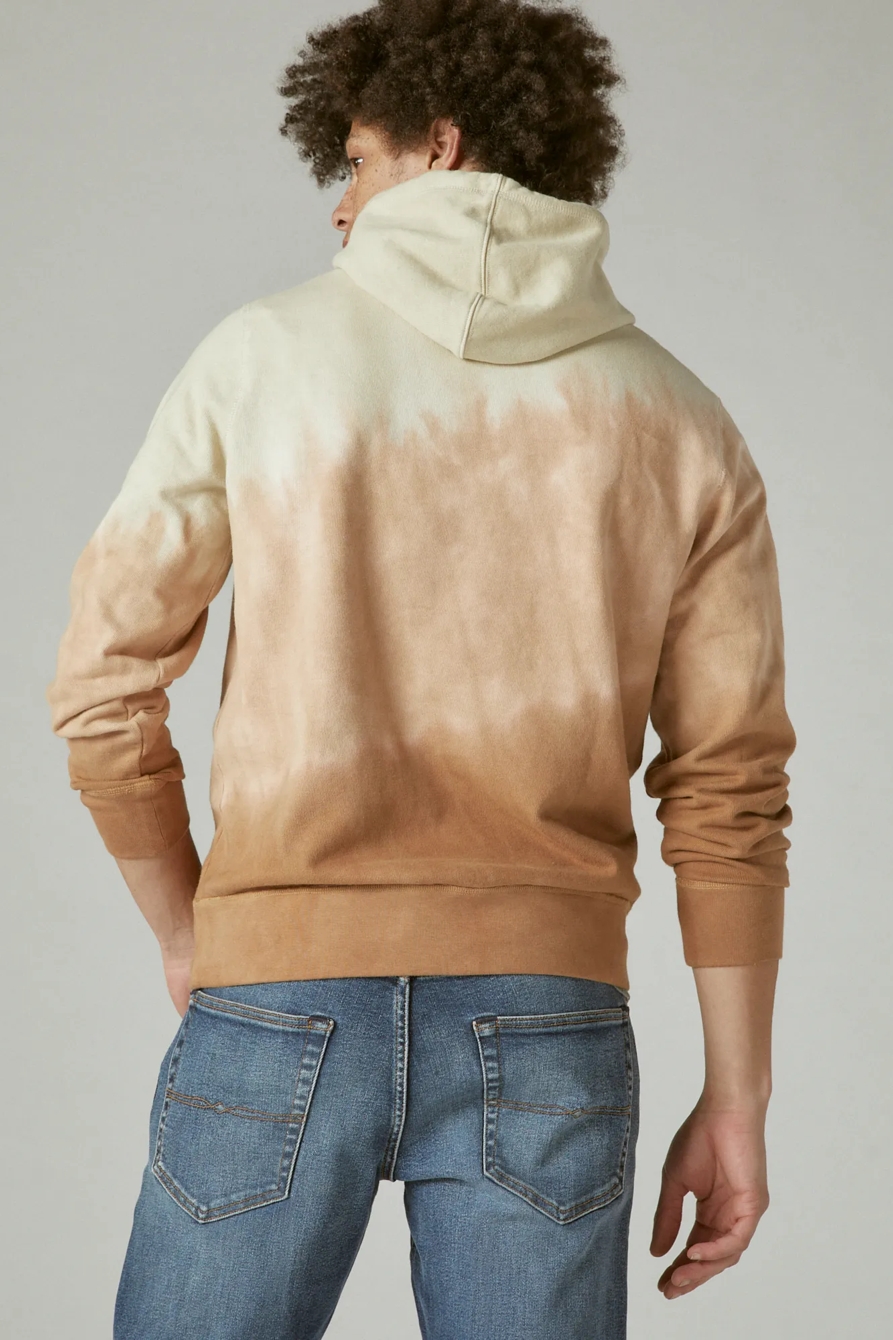 SUEDED TERRY TIE DYE HOODIE, image 4