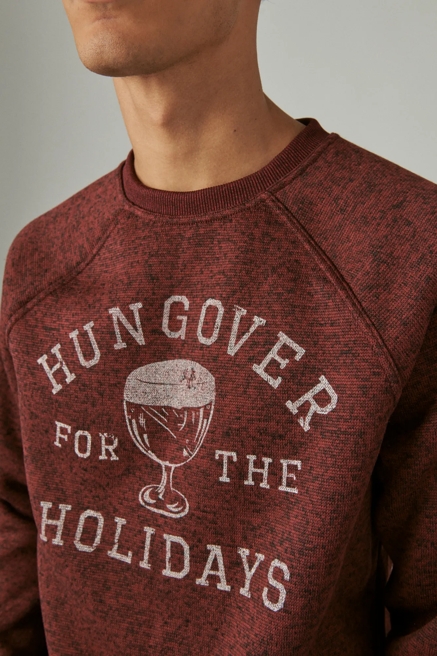 LOS FELIZ FLEECE HUNGOVER HOLIDAYS CREW, image 4