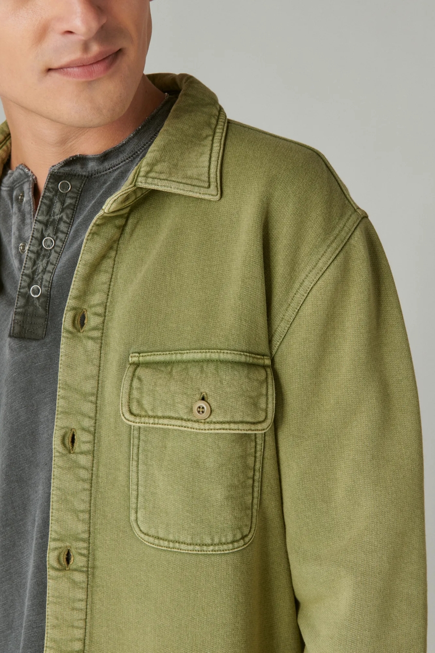 FRENCH TERRY UTILITY SHIRT, image 4