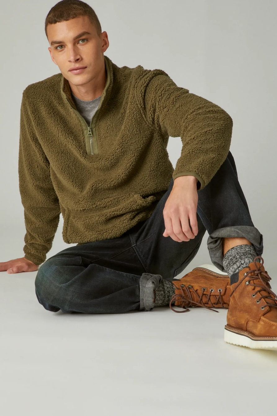SOLID HI-PILE UTILITY MOCK NECK, image 4
