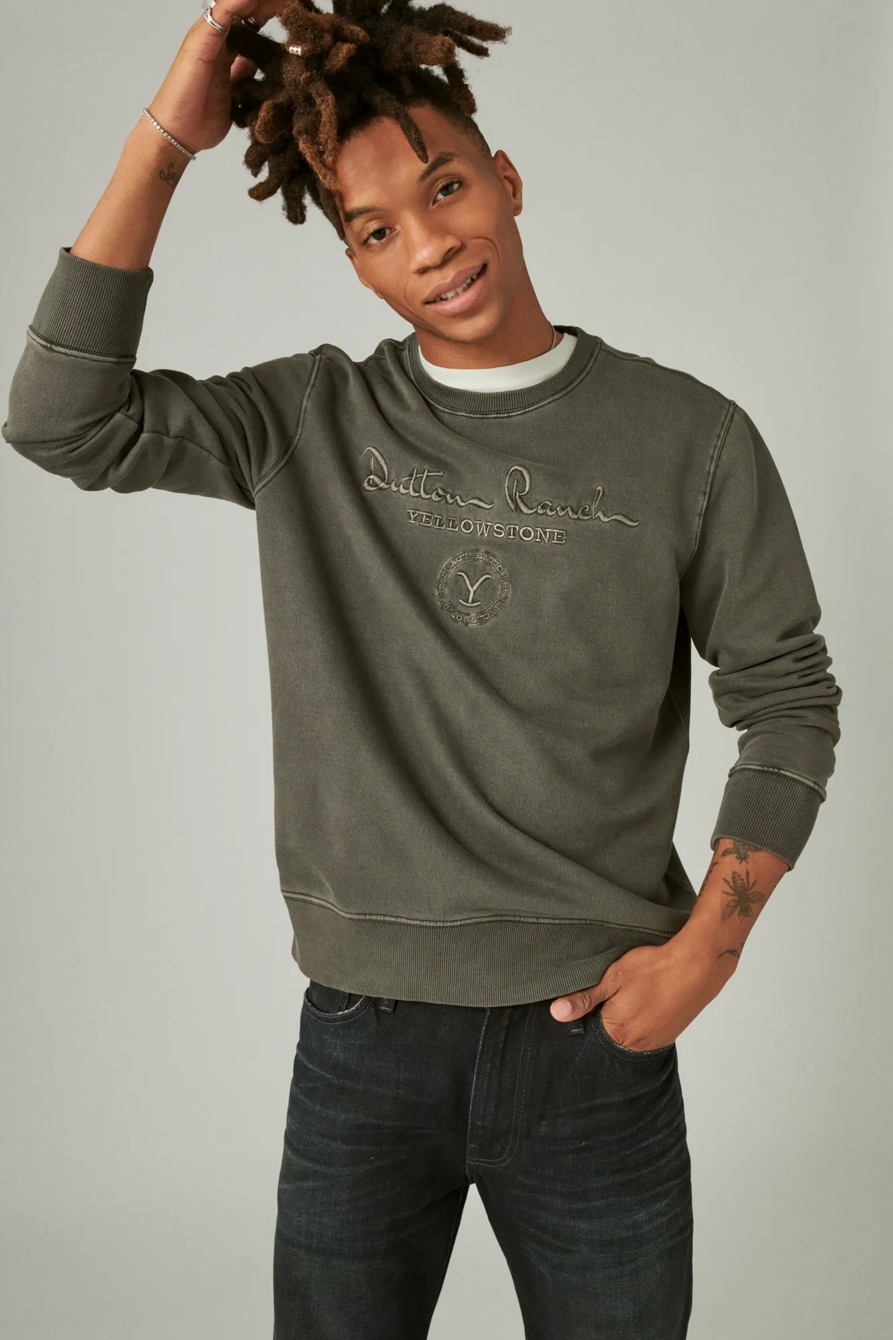YELLOWSTONE DUTTON RANCH CREW NECK SWEATSHIRT, image 2